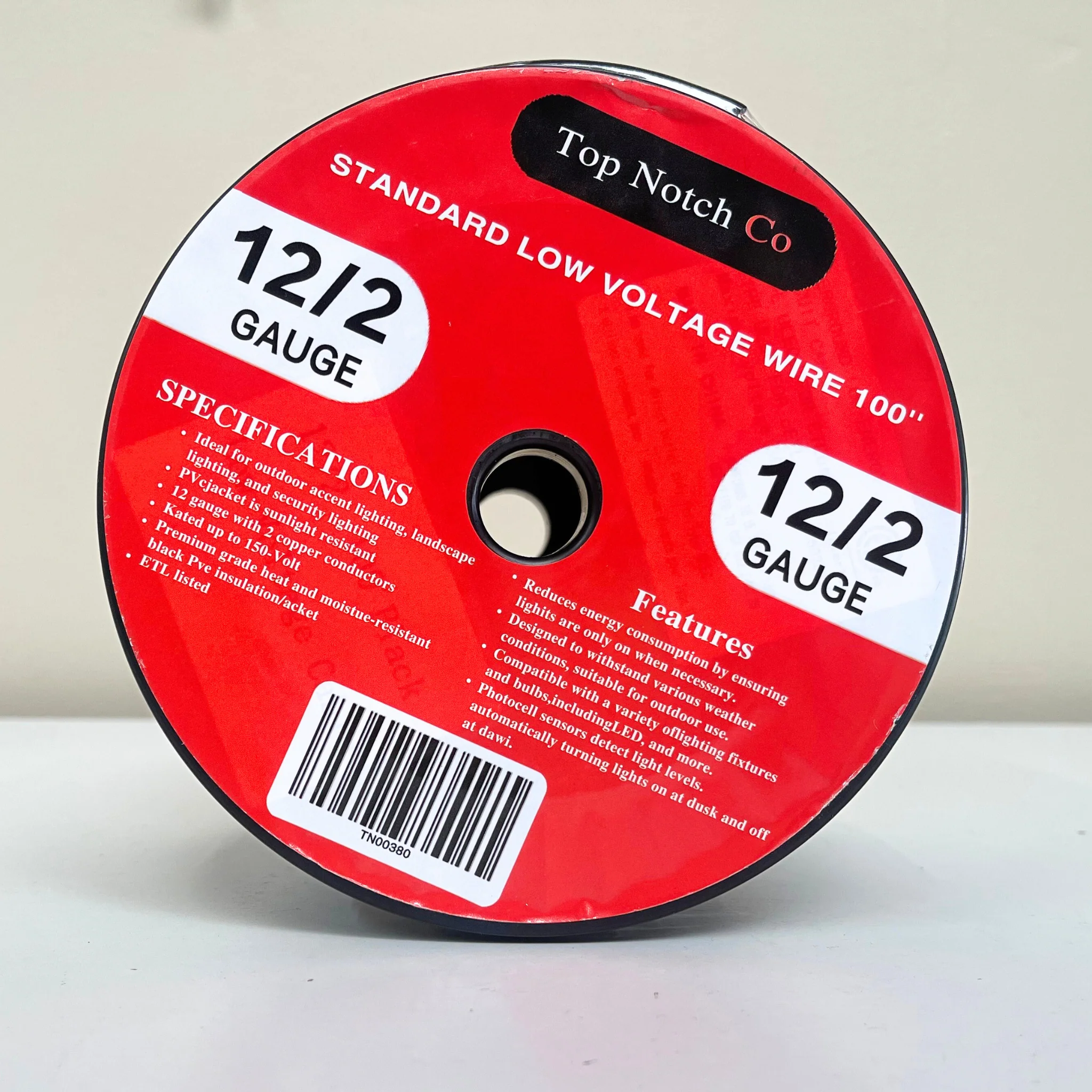 Low Voltage Landscape 12/2 Wire, 12 Gauge 2 Strand,100' Ft Outdoor Direct Burial Landscape Lighting Cable for Spotlights, Path Lights, Well lights(12v UL Listed) Questions & Answers