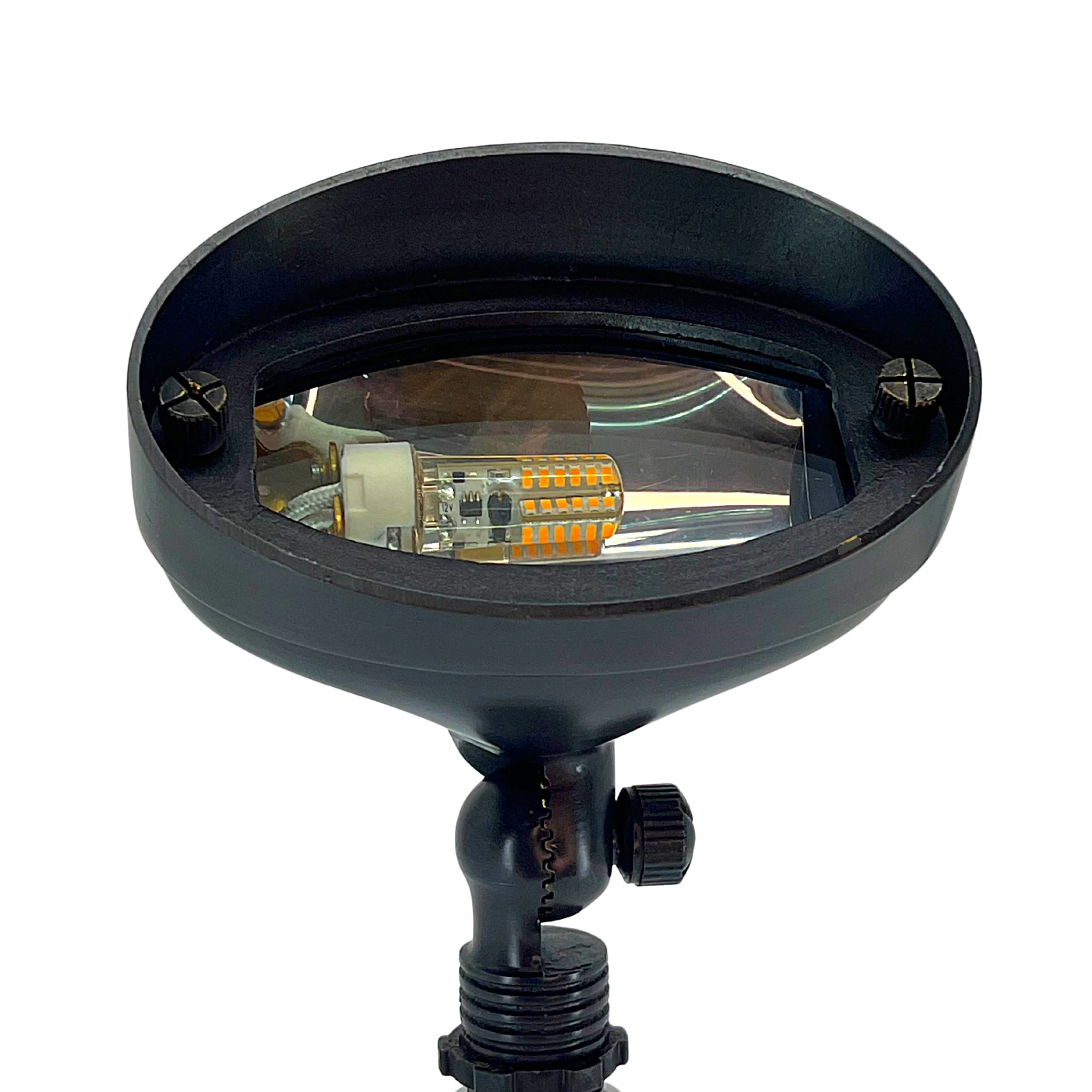 What is the voltage rating of this 2700k LED outdoor lighting?