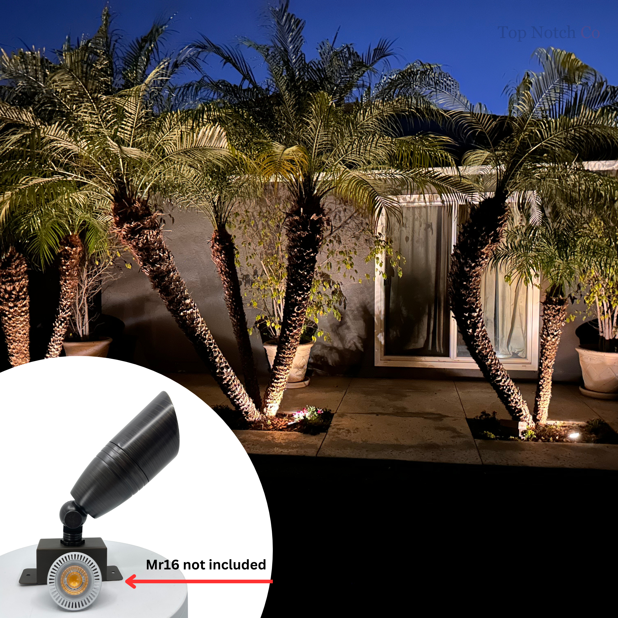Top-Notch™ SpotLight Rapture - 12V Low Voltage Uplight Outdoor Fixture