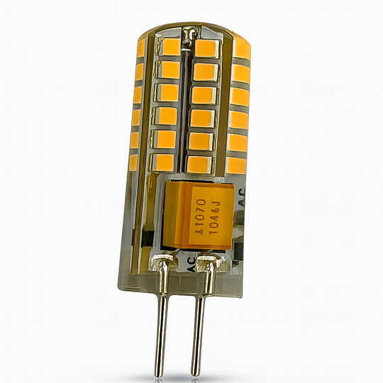 TopNotch™ T3 LED Bulb 2.5Watt, 2700k, 4-pack, 12v, Silicone Potted, Bi-pin G4 base, Weatherproof, Dimmable, CRI: 95+, GeTⓇ,9-17VAC,2.5w.