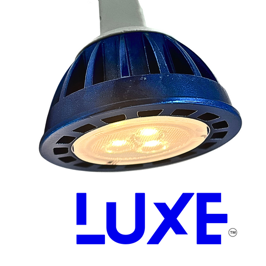 TopNotch Luxe Blue-Metallic MR16 LED Bulb 2700k/3000k w/TP Tech Rated 50,000k Hrs(Replacement) Landscape Lighting 12v