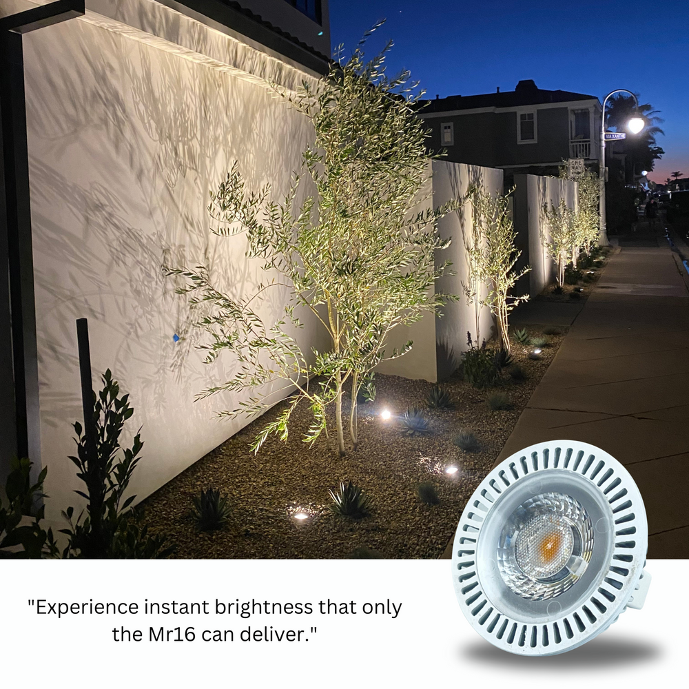 Luxe MR16 LED Bulb 2700k/3000k w/TP 12v-Dimmable-Watts 3,4,5,6,7-CRI (90+)-Beams 38°,60°,45° (50000k hrs) Weatherproof, Gu5.3, Bi-pin, 720 Lumens