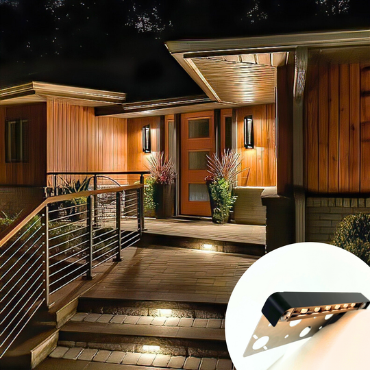 Top Notch Ledge Light (Integrated) 9-17V ac/dc LED Landscape Outdoor Light 2700k/3000k - W/Stainless Steel Mounting Bracket