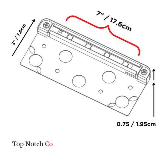 Top Notch Ledge Light (Integrated) 9-17V ac/dc LED Landscape Outdoor Light 2700k/3000k - W/Stainless Steel Mounting Bracket