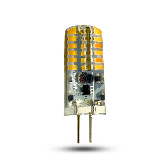 TopNotch™ T3 LED Bulb 2.5Watt, 2700k, 12v, Silicone Potted, Bi-pin G4 base, Weatherproof, Dimmable, CRI: 95+, GeTⓇ,9-17VAC,2.5w.