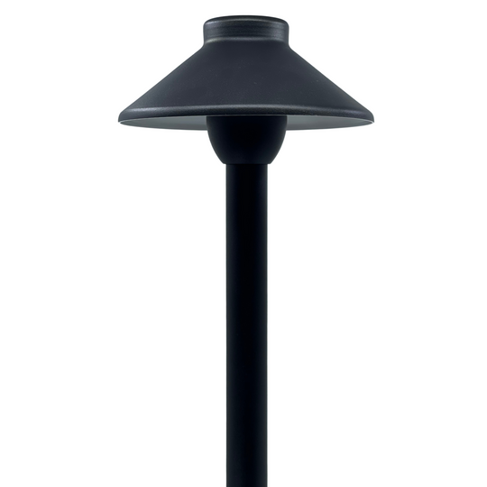 Top Notch Outdoor Pathway Lights - Premium Outdoor Landscaping Lighting for Paths, Driveways, Grounds, and Landscapes - Waterproof, Weatherproof, Wired Cast Aluminum LED Area Lights (Black)