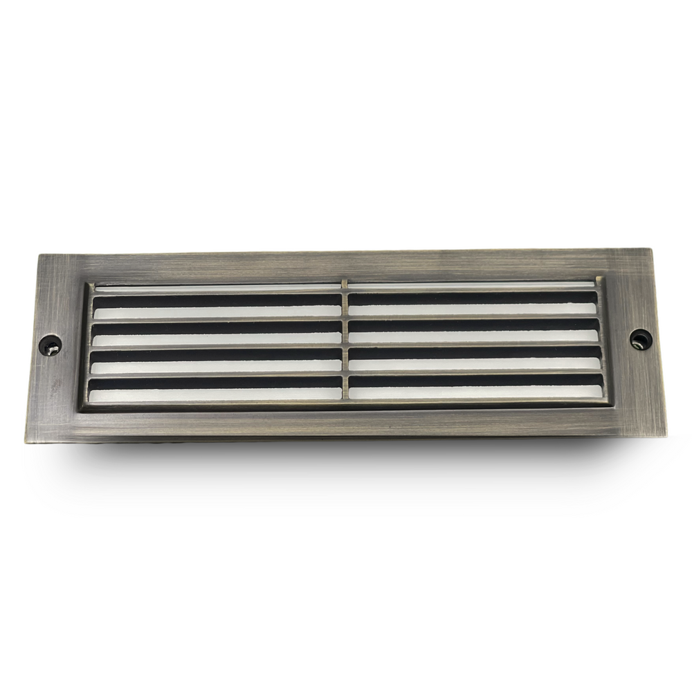 Top-Notch™ Classic Brass Step & Deck Light (4 Pack) Drop-In LED Outdoor Light 8.75"