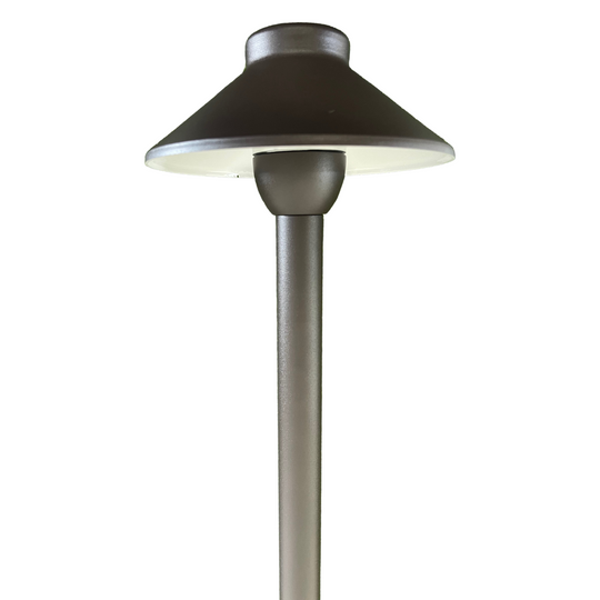 Top Notch Outdoor Pathway Lights - Premium Outdoor Landscaping Lighting for Paths, Driveways, Grounds, and Landscapes - Waterproof, Weatherproof, Wired Cast Aluminum LED Area Lights (Bronze)