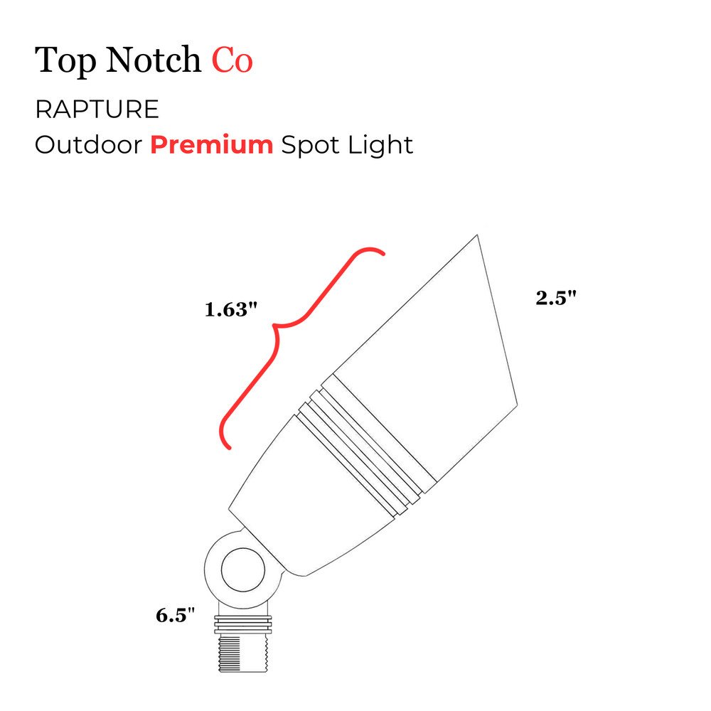 Outdoor Landscape Spotlight Brass - 12v 280 Degree Swivel G4 Base - Glare Protectant Shroud.