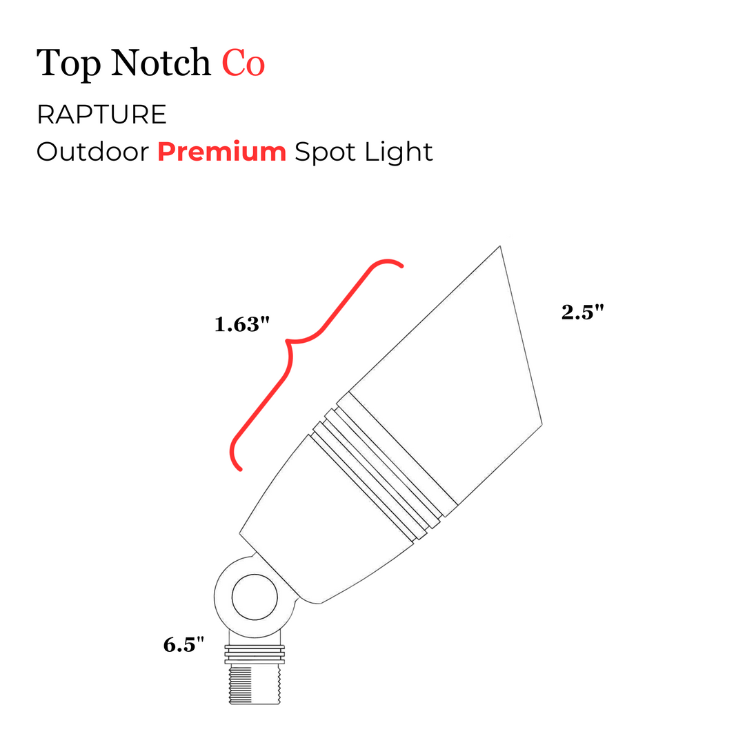 Outdoor Landscape Spotlight Brass - 12v 280 Degree Swivel G4 Base - Glare Protectant Shroud