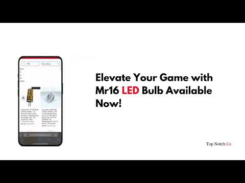 Luxe MR16 LED Bulb 2700k/3000k w/TP 12v-Dimmable-Watts 3,4,5,6,7-CRI (85+)-Beams 38°,60°,45° (50000k hrs) Weatherproof, Gu5.3, Bi-pin, 720 Lumens