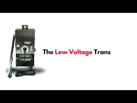 Top Notch Low Voltage Transformer for Landscape Lighting - Stainless Steel, Gleaming Finish, Heavy Duty, Mulit-tab (12v-15V), 120v 60” Cord Input/ Plugin