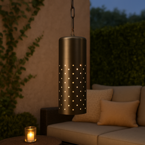 Top Notch Landscape Lighting Brass Low Voltage Pendant Light (4 Pack) Outdoor 12V AC Handing Tree Lights, Replaceable LED Bulb (Bulb not Included)