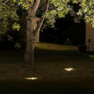 Top-Notch™ The Graveyard In-Ground Outdoor Well Light (Brass) 4.67"Hx3.93"W - Top Notch Landscape Lighting Top Notch Landscape Lighting