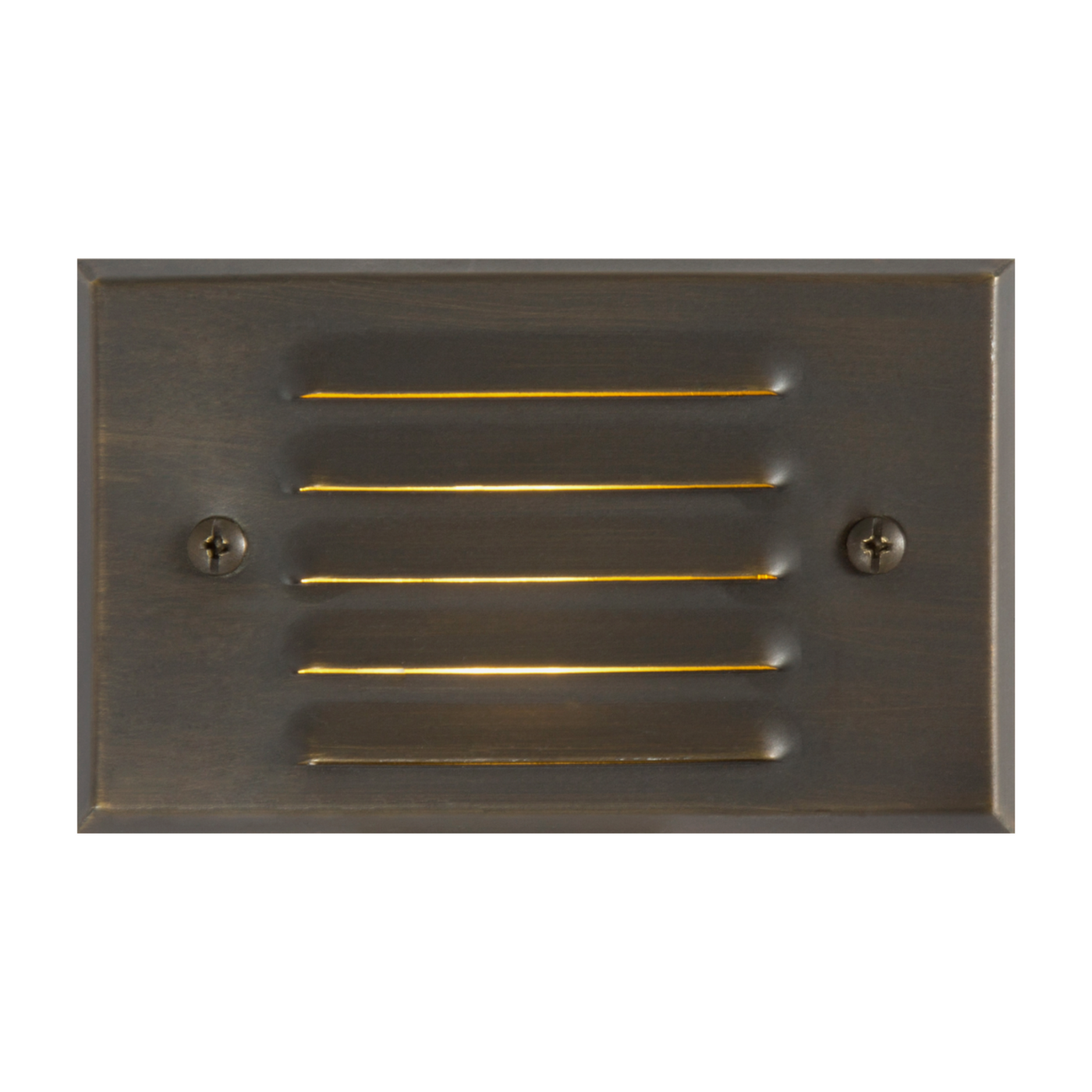 Top-Notch™ Classic Brass Step & Deck Light (Bronze) L4.88"Wx2.5"Hx3" - Top Notch Landscape Lighting Top Notch Landscape Lighting