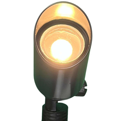 Top-Notch™ MVP Brass Spotlight (Antique Bronze) 4W LED Landscape Uplight - 20k Hrs 2700K - Top Notch Landscape Lighting Top Notch Landscape Lighting